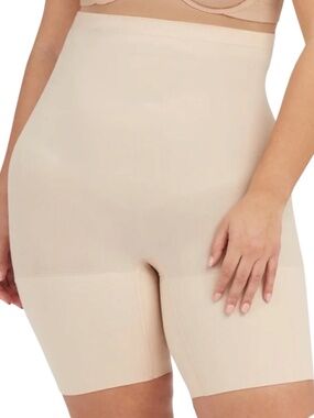 Spanx High Power Short In Nude Beige Size 2X Style 2745
